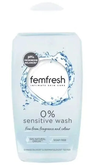 Femfresh 0% Sensitive Intimate Wash - 250ml
