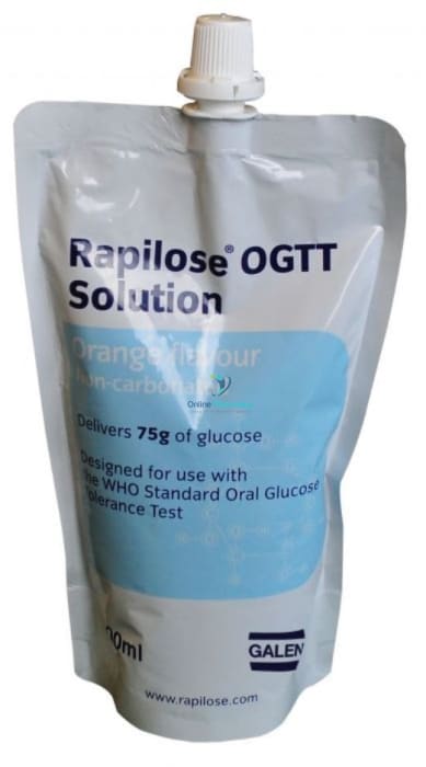 Rapilose OGTT Standardised Glucose Solution 300ml - For Glucose Tolerance Tests - OnlinePharmacy