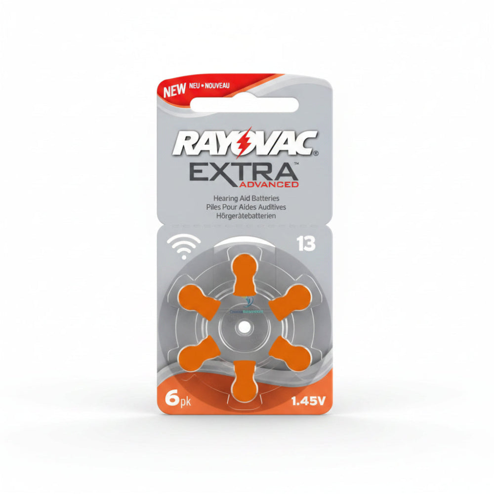 Rayovac Extra Size 13 Hearing Aid Batteries - 6 Pack