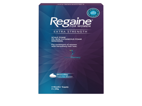 Regaine 5% Foam For Women - 2 X 60G Hair Loss Treatments