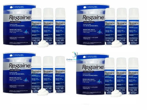 Regaine (minoxidil) 5% Foam For Men - 12 Month Supply - OnlinePharmacy