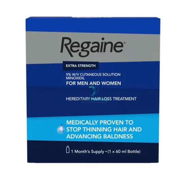 Regaine (Minoxidil) 5% Solution For Men (1 Month Supply) - 60Ml Hair Loss Treatments