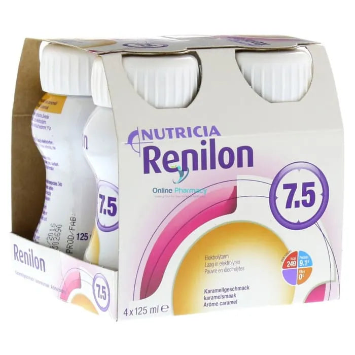 Renilon 7.5 Nutrition Drink For Kidney Disease - 4 X 125Ml Drinks & Shakes