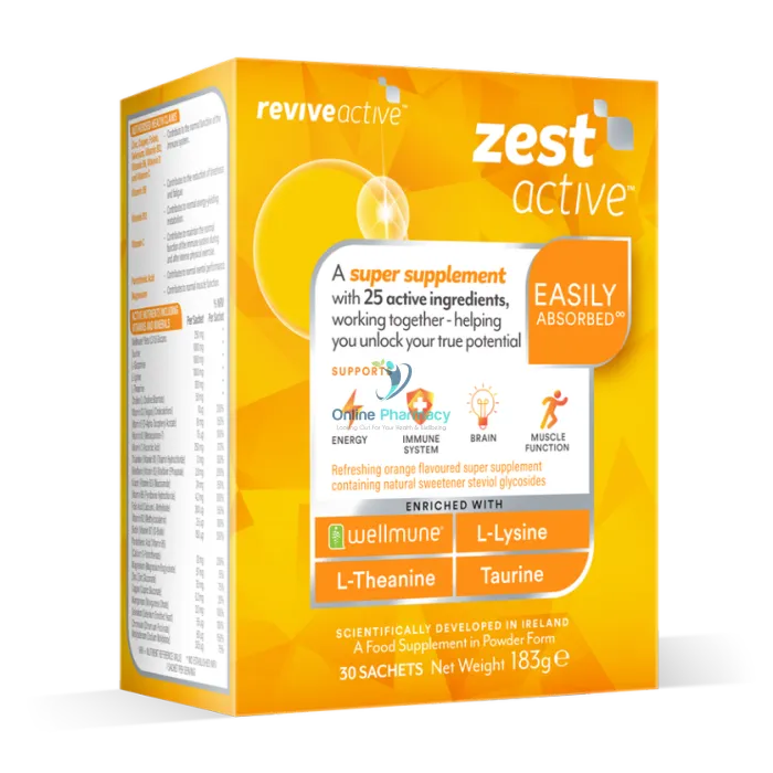 Revive Active Zest Active Food Supplement - 30 Sachets