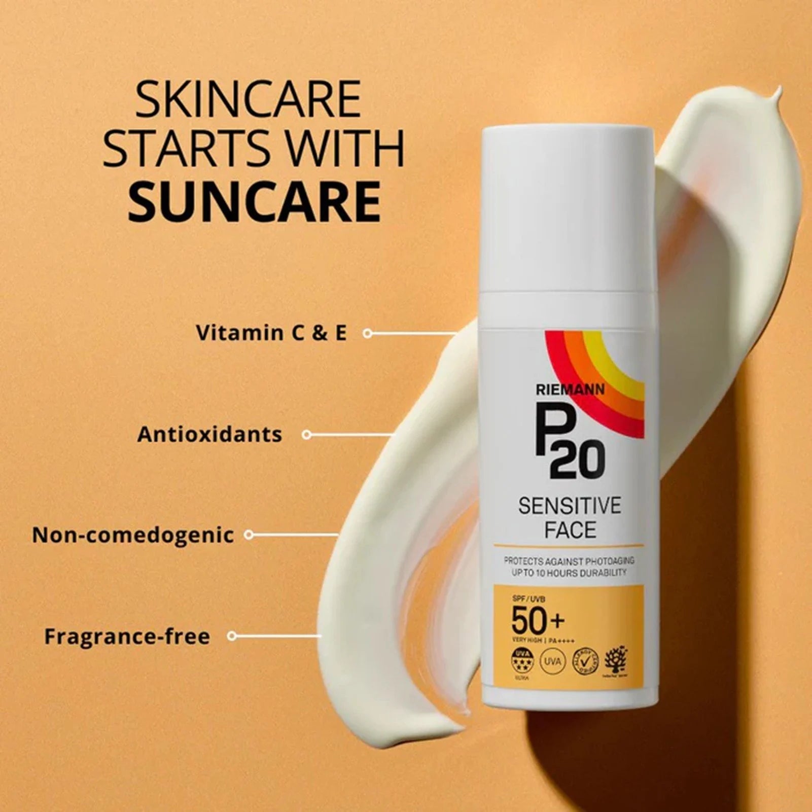 Riemann P20 Sensitive Face SPF50+ - 50g