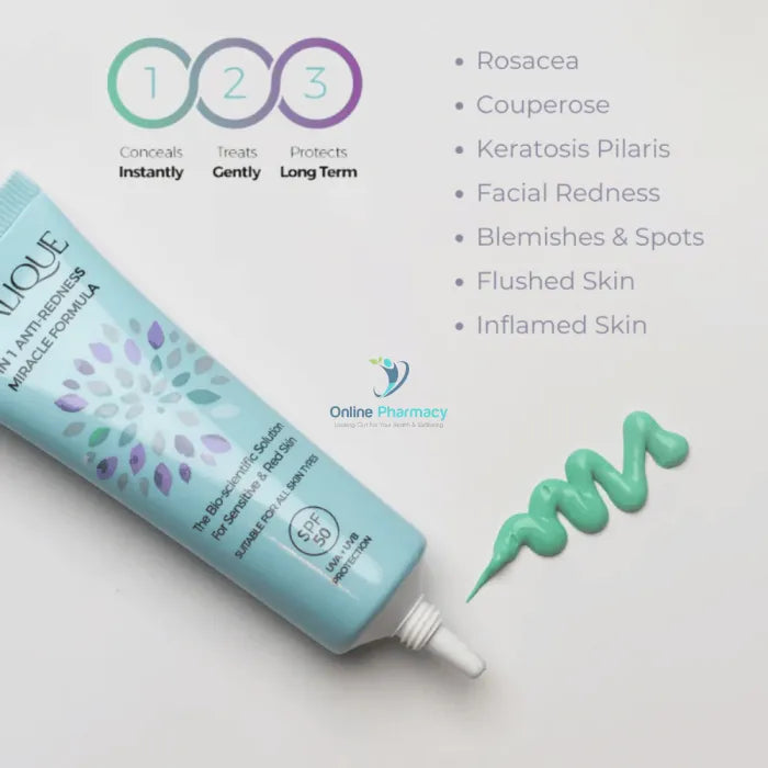 Rosalique 3 in 1 Anti-Redness Miracle Formula SPF50