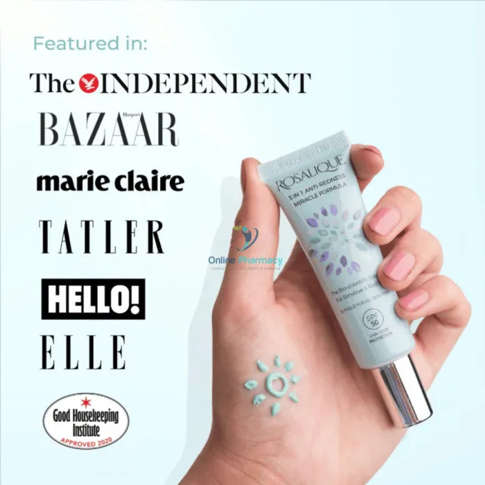 Rosalique 3 in 1 Anti-Redness Miracle Formula SPF50