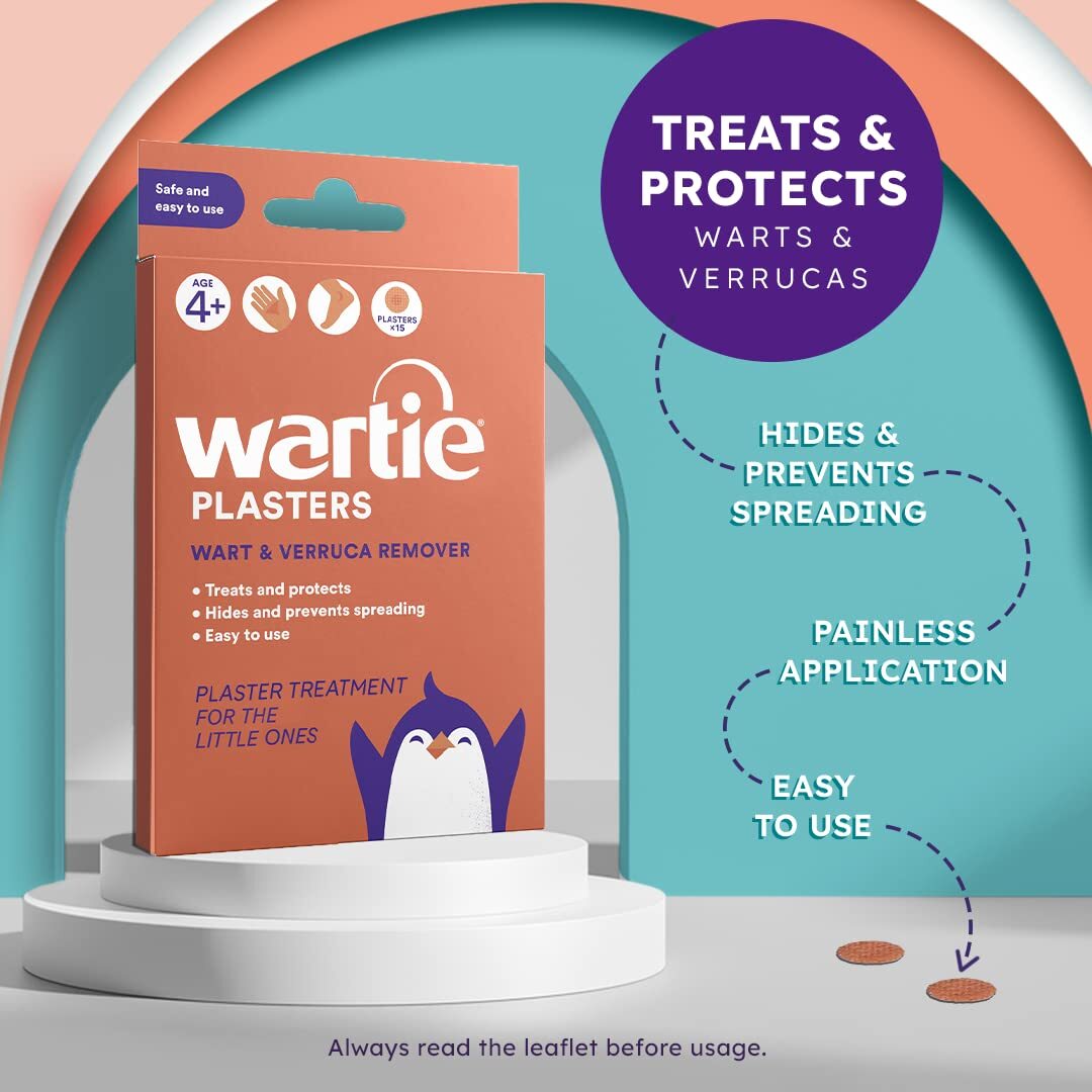 Wartie Wart & Verruca Plasters - 15 Pack