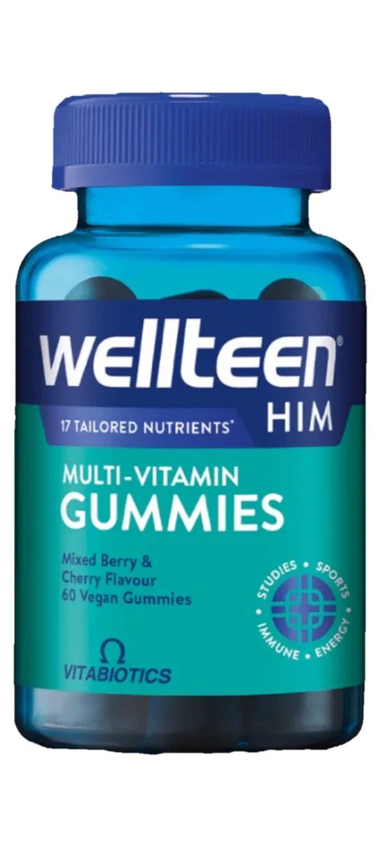 Vitabiotics Wellteen Him Multivitamin Gummies - 60 Pack