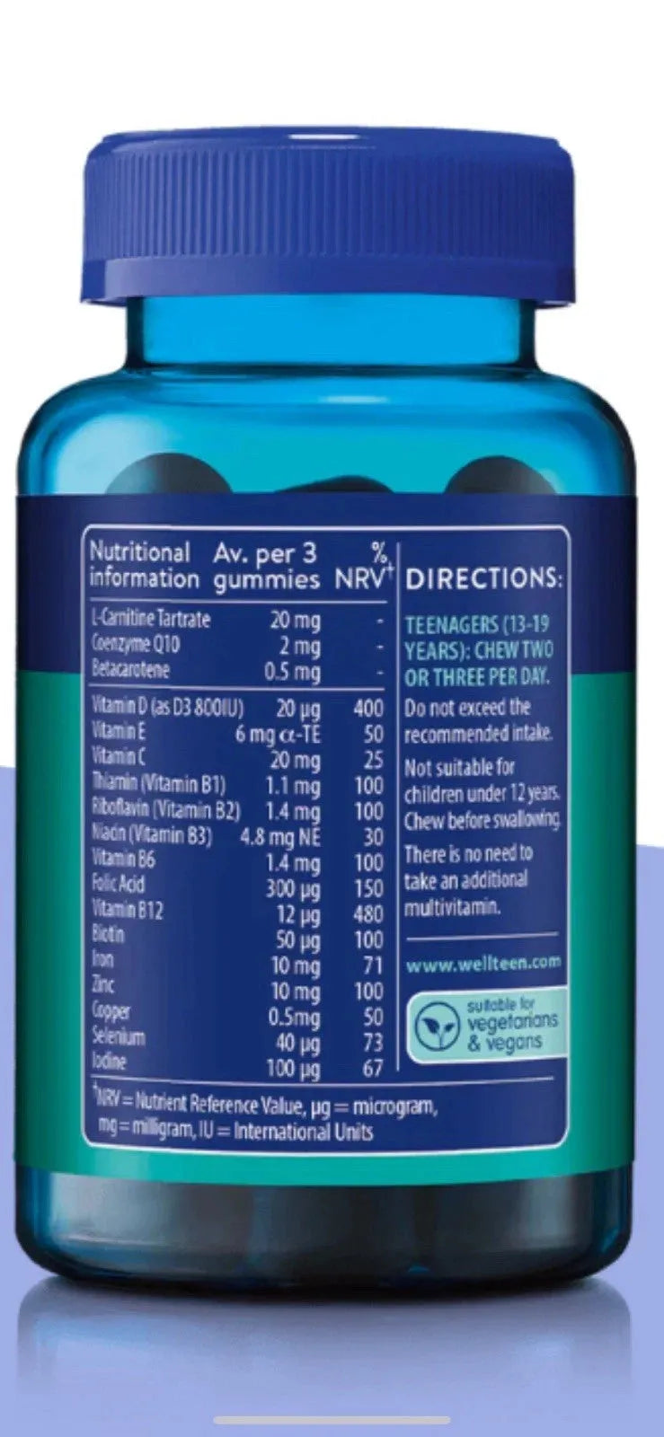Vitabiotics Wellteen Him Multivitamin Gummies - 60 Pack