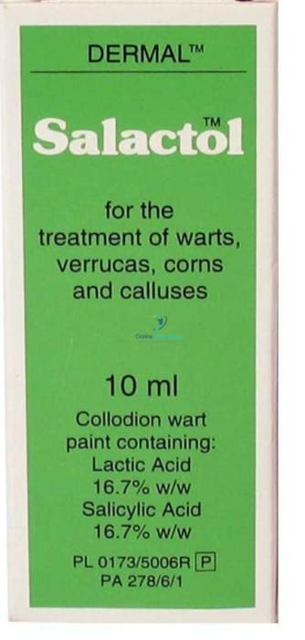 Salactol Wart & Verruca Paint - 10ml - OnlinePharmacy