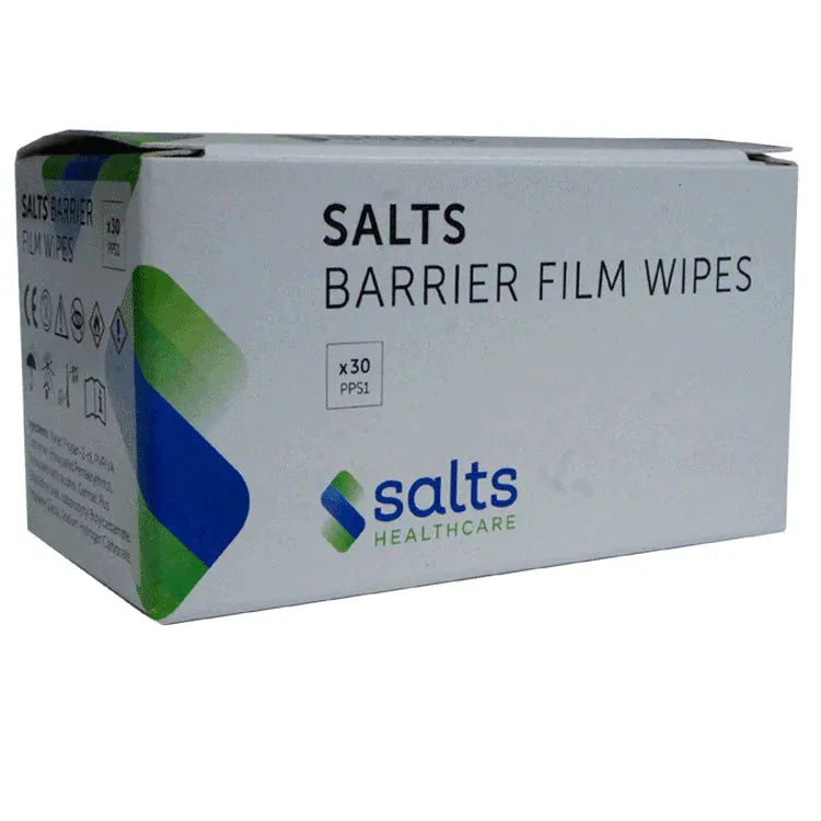 Salts Barrier Film Wipes Sensitive 30pk