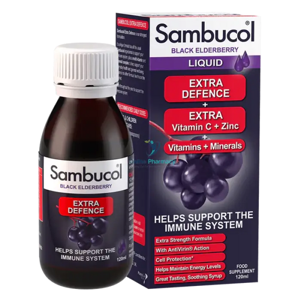 Sambucol Extra Defence - 120ml - OnlinePharmacy