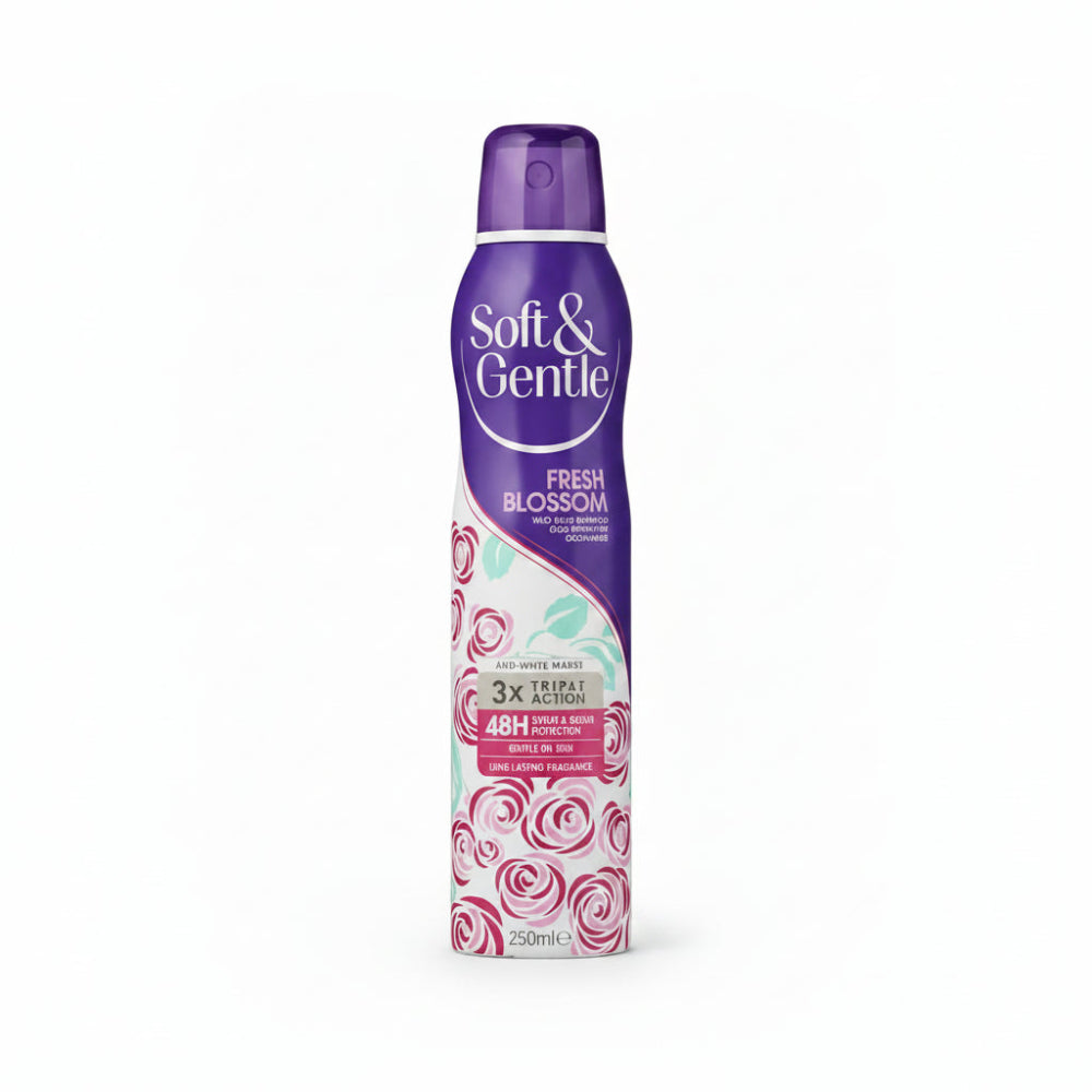 Soft & Gentle Fresh Blossom Wild Rose & Vanilla Deodrant - 250ml