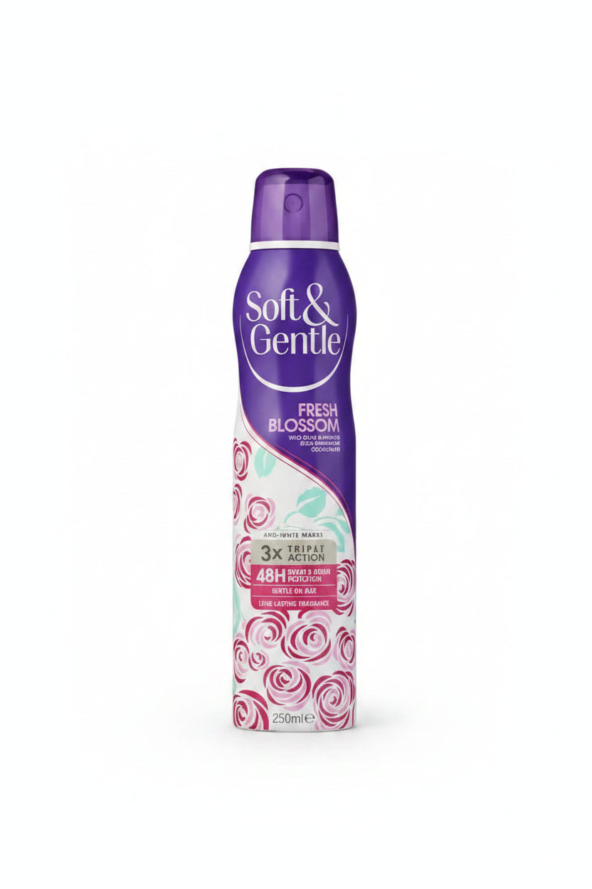 Soft & Gentle Fresh Blossom Wild Rose & Vanilla Deodrant - 250ml