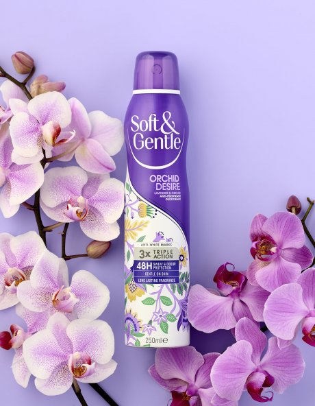 Soft & Gentle Orchid Desire Lavender & Orchid Deodrant - 250ml