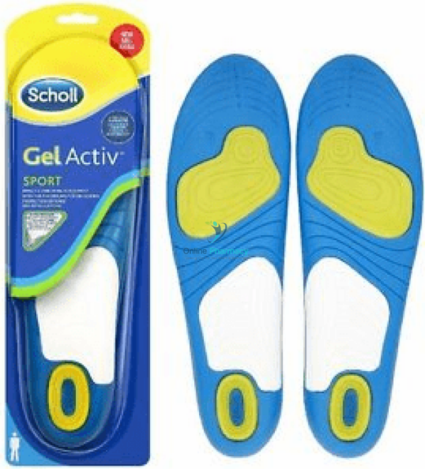 Scholl Gel Sport Insoles – Prevent Feet Problems For Men - OnlinePharmacy