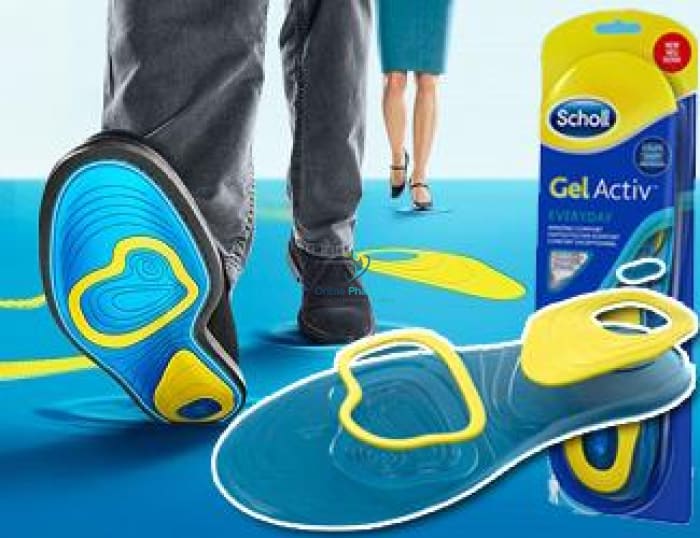 Scholl Gelactiv Insoles- Prevent Feet Pain For Men & Women - OnlinePharmacy
