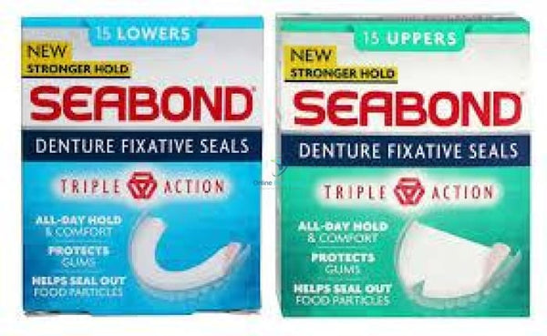 Seabond Original Lowers & Uppers- Protects Gums & Prevent Gum Infection - OnlinePharmacy