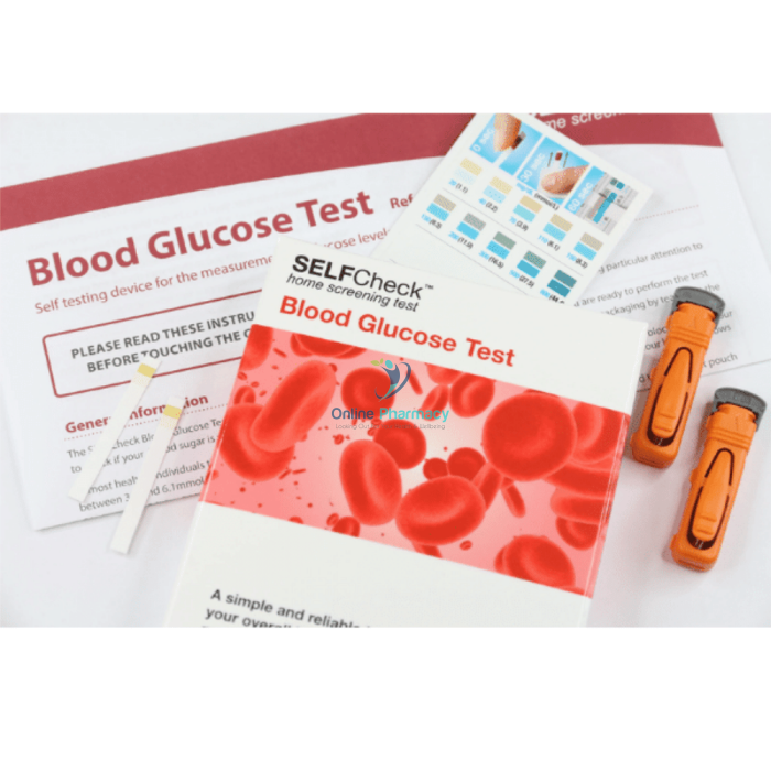Selfcheck Blood Glucose Test