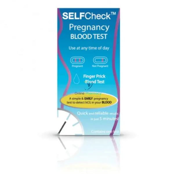 SELFCheck Pregnancy Blood Test - OnlinePharmacy