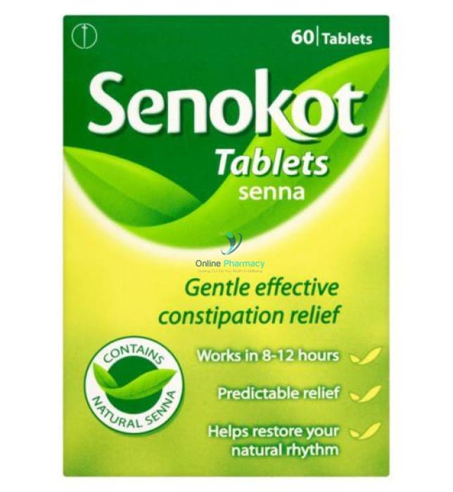Senokot Sennosides 7.5mg Tablets - 20/60/100 Pack - OnlinePharmacy