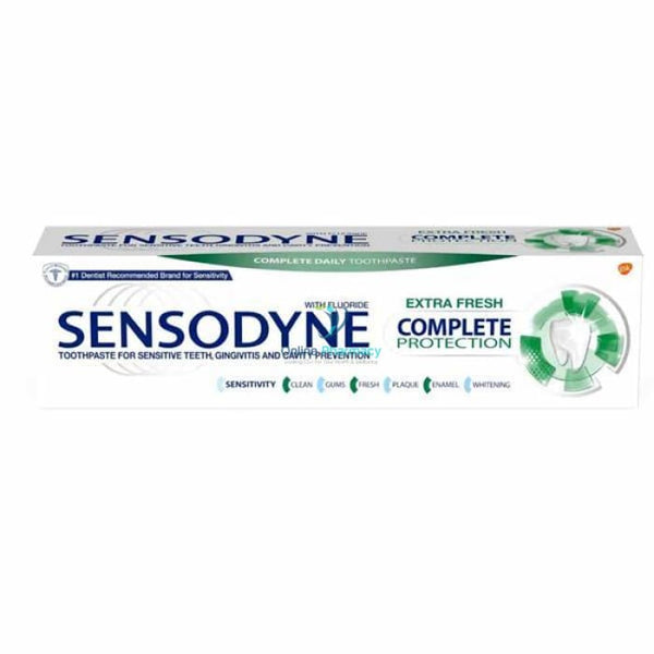 Sensodyne Complete Protection Extra Fresh Toothpaste - 75ml - OnlinePharmacy