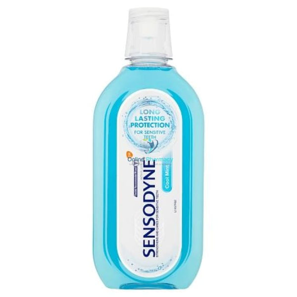 Sensodyne Mouthwash Sensitive Care with Fluoride Cool Mint - 500ml - OnlinePharmacy