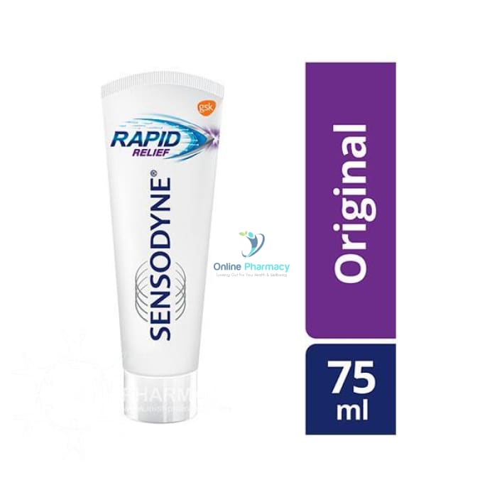Sensodyne Sensitive Toothpaste Rapid Relief - 75ml - OnlinePharmacy