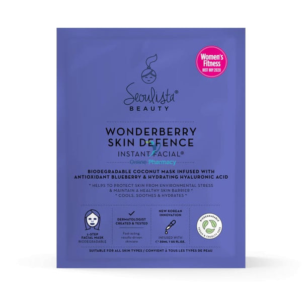 Seoulista Beauty Wonderberry Skin Defence Instant Facial - 1 Pack - OnlinePharmacy