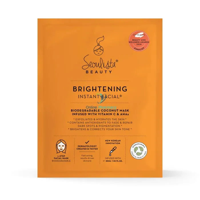 Seoulista Brightening Instant Facial - 1 Pack