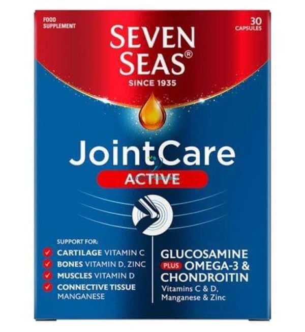 Seven Seas JointCare Active Glucosamine, Omega-3 & Chondroitin - 30/60 Pack - OnlinePharmacy