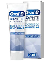 Oral-B 3D White Express Whitening Fresh Glow Toothpaste - 75ml