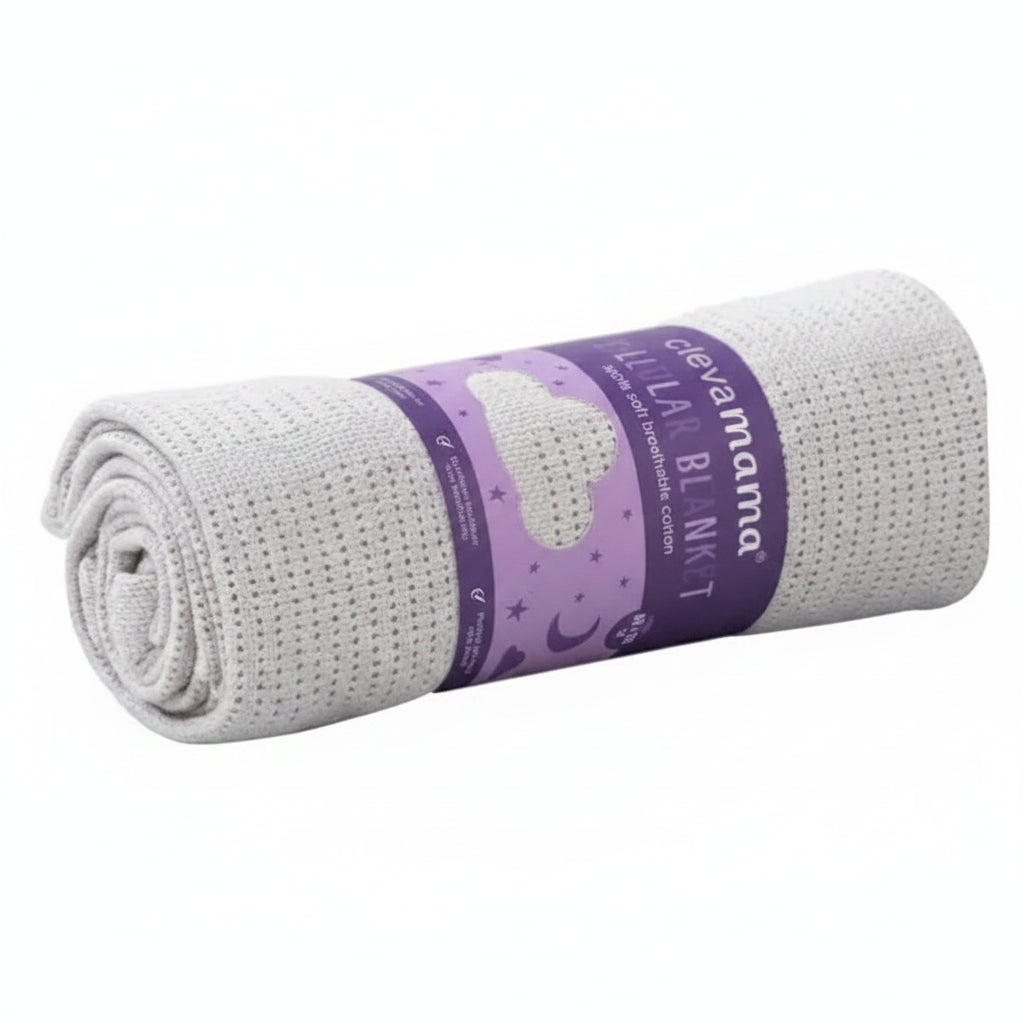 Clevamama Cellular Blanket Grey
