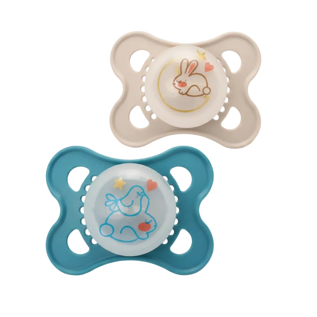 MAM Original Night Glow In The Dark 0-6 Months - 2 Pack