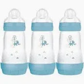 MAM Easy Start Anti Colic 260ml Bottle Blue - 3 Pk