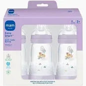 MAM Easy Start Anti Colic 260ml Bottle (Girl) - 3 Pk
