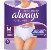 Always Discreet Pant Plus Medium - 9 Pack