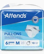 Attends Pull-Ons 6 - Medium ( 18 Pack )