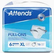 Attends Pull-Ons 6 - XLarge ( 16 Pack )