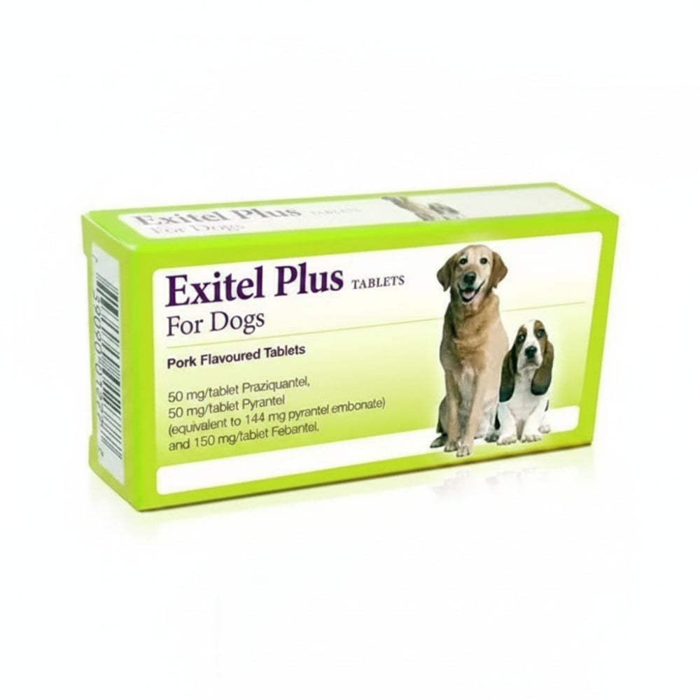 Exitel Plus Dog Worming - 2 Tablets