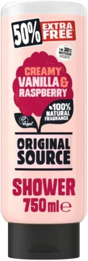 Original Source Vanilla & Raspberry Body Wash - 750ml
