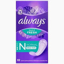 Always Dailies Normal Fresh - 32 Pack