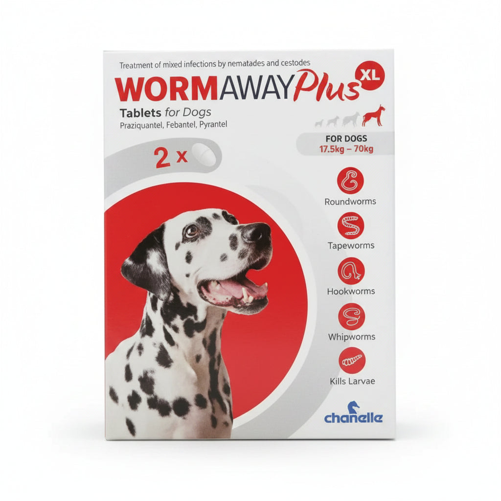 WormAway Plus Tablets For Dogs XL (> 40kg)