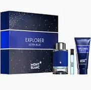 Mont Blanc Explorer Ultra Blue 100ml 3pc Gift Set
