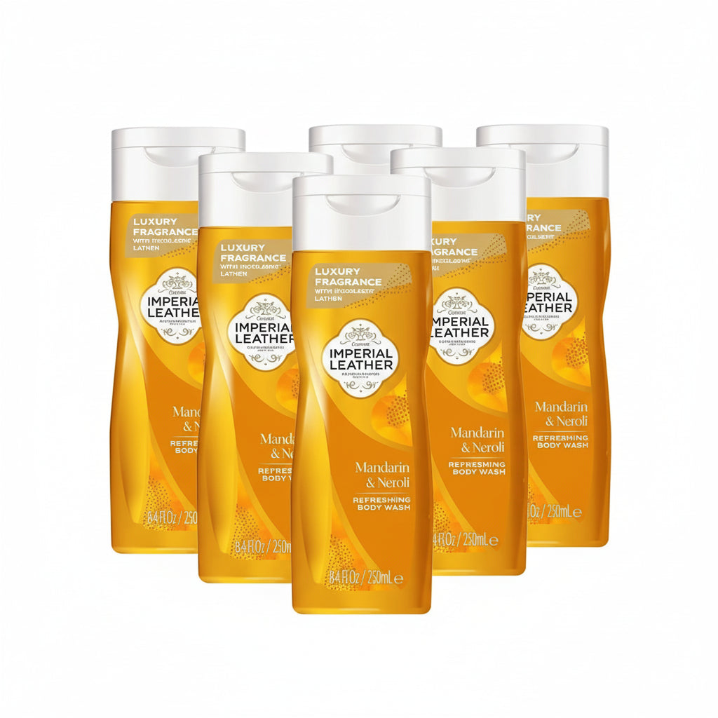 Imperial Leather Mandarin & Neroli Body Wash - 250ml x 6 Pack