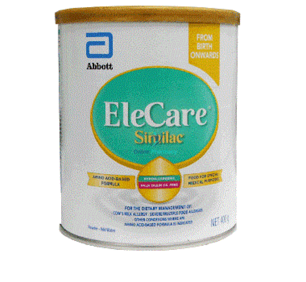 Similac EleCare 400g - Amino Acid Based Baby Formula For Cows Milk Allergy - OnlinePharmacy