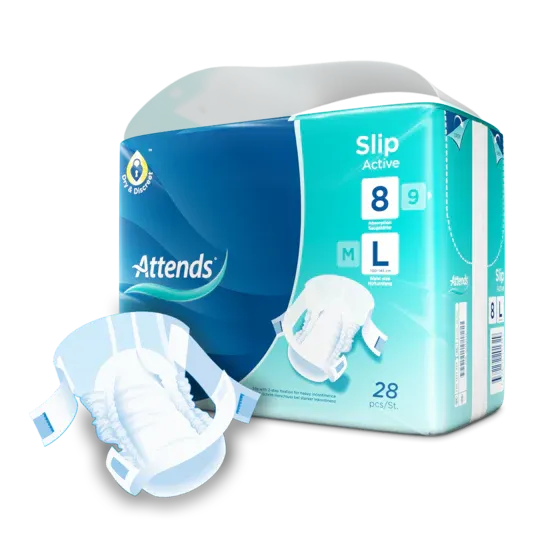 Attends Slip Active 8 - Large 28 Pack
