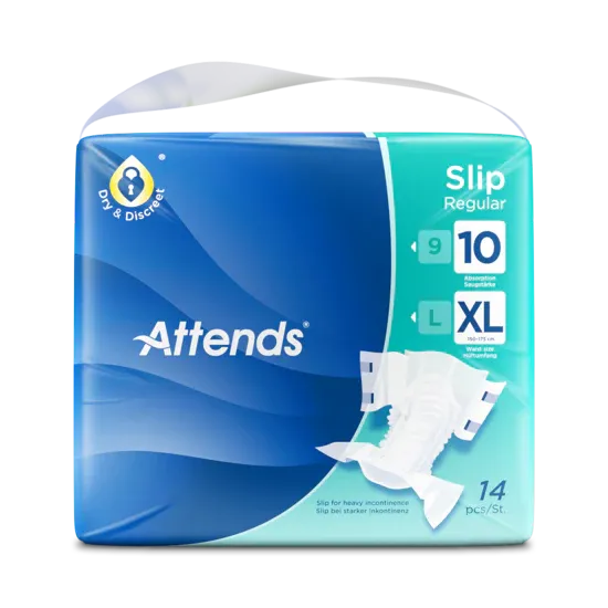 Attends Slip Regular 10 - XLarge 14 Pack