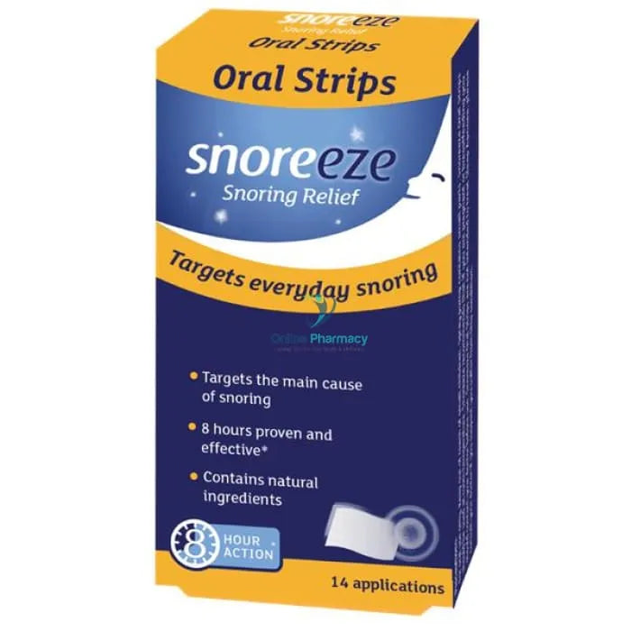 Snoreeze Snoring Relief Oral Strips - 14 Pack